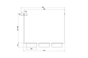 Второе фото. Светильник подвесной Stick