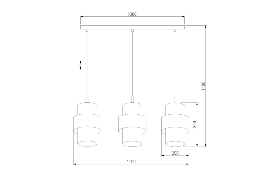 Светильник подвесной TK LIGHTING Calisto 12 кв.м. (изображение №4)