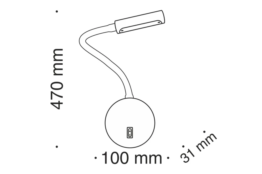 Бра LED MAYTONI Ceiling & Wall Stem 2 кв.м (изображение №4)