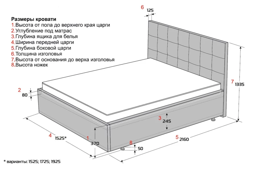 Кровать тоскана с подъемным механизмом