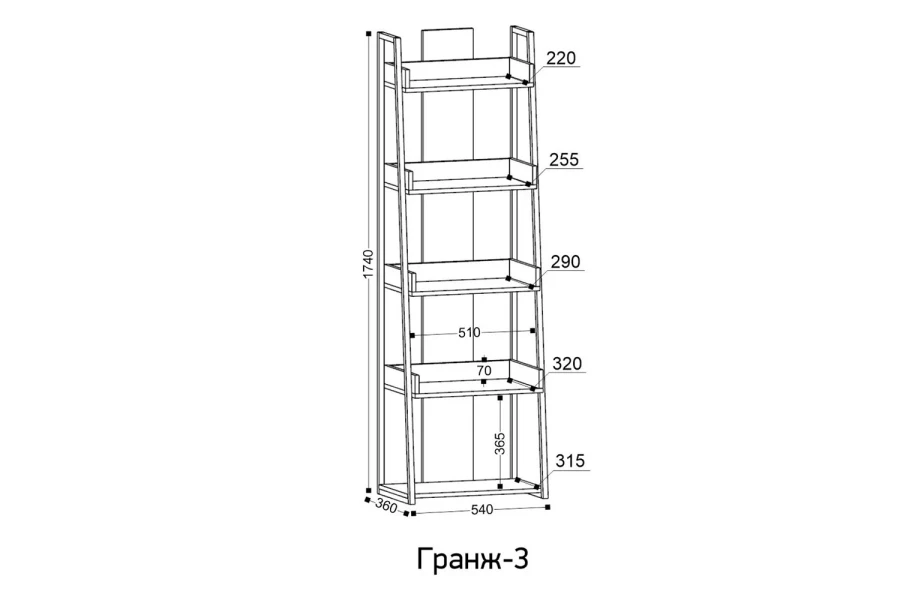 Стеллаж Гранж-3 (изображение №3)