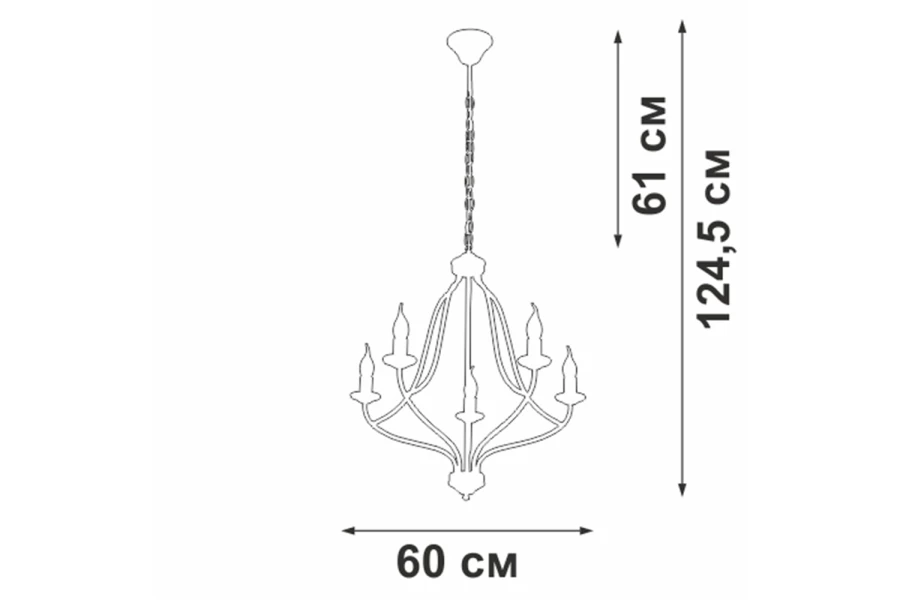 Люстра VITALUCE V1862-8/5 (изображение №5)