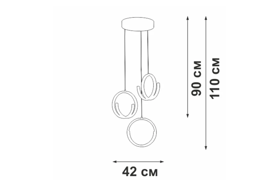Светильник подвесной V30480-0/3S (изображение №5)