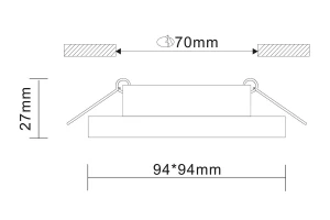 Второе фото. Светильник встраиваемый ST205