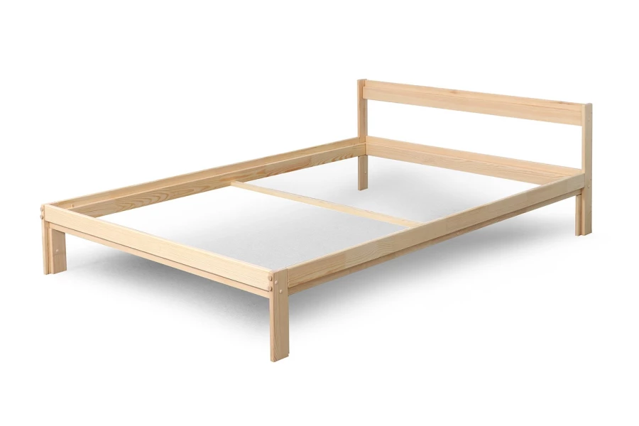 Каркас кровати - аналог IKEA NEIDEN, 200х 120 см, натуральное дерево (изображение №3)