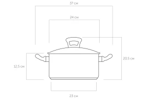 Второе фото. Кастрюля с крышкой NADOBA Vikki