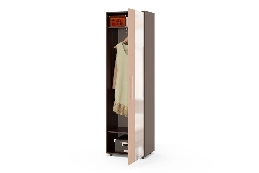 Шкаф для одежды 1-дверный с зеркалом (изображение №2)