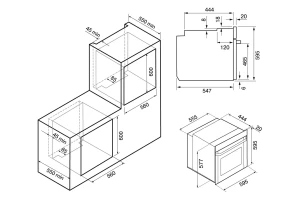 Второе фото. Электрический духовой шкаф KRONAsteel Element 60