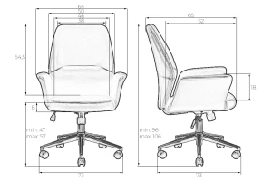 Второе фото. Кресло офисное DOBRIN Samuel