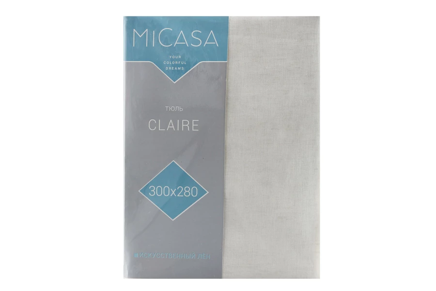 Тюль на люверсах MICASA Claire 300х280 см (изображение №7)