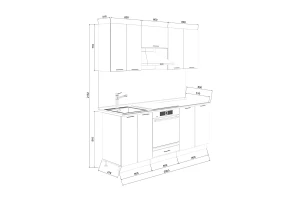 Второе фото. Кухонный гарнитур Гранита