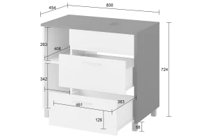 Второе фото. Тумба под раковину Белла