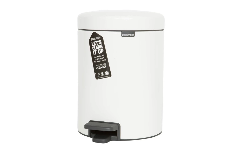 Бак для мусора с крышкой Brabantia New Icon 5 л (изображение №1)