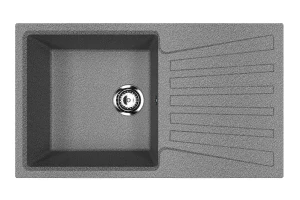 Мойка врезная с крылом ULGRAN u-703