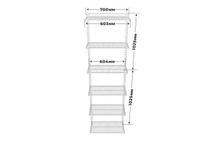 Второе фото. Гардеробная система 74011139