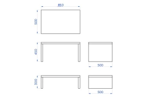 Второе фото. Журнальный стол Werner белёный дуб