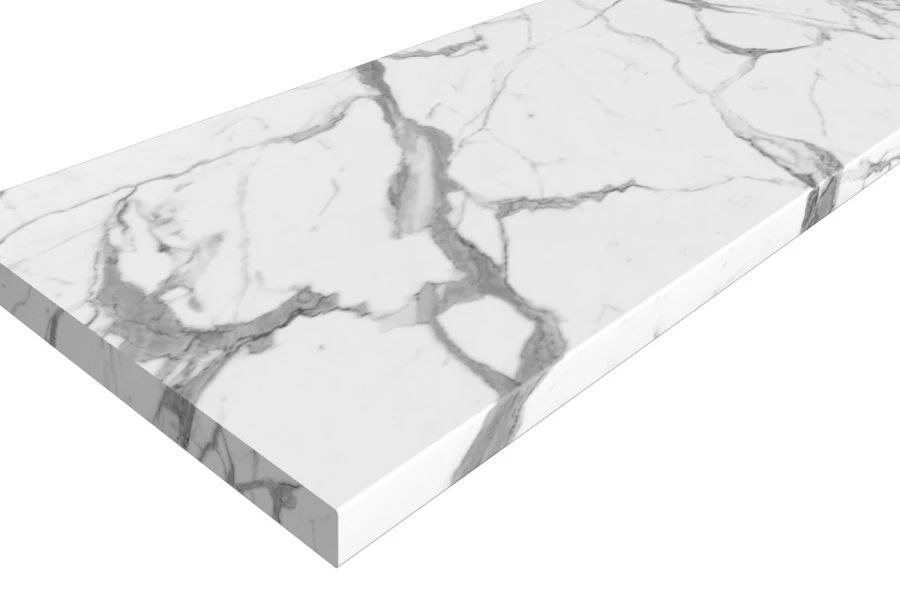 Столешница 1R белый мрамор (изображение №1)
