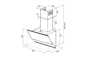 Второе фото. Вытяжка KRONAsteel Irma A 600