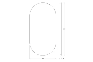 Второе фото. Зеркало настенное с LED-подсветкой EVOFORM Ledshine