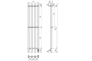 Второе фото. Полотенцесушитель электрический Гермес