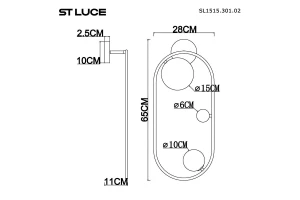 Второе фото. Светильник настенный Sphere