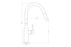 Второе фото. Смеситель для кухни G4398-46