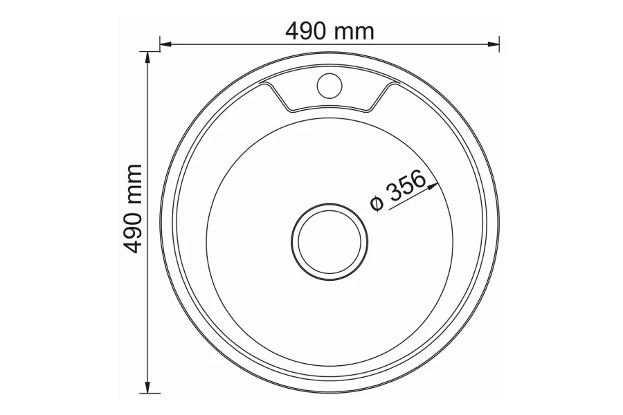 Мойка врезная MIXLINE 528183 (изображение №2)