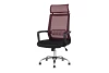 Кресло офисное - IKEA STYLE, 60х117х70см, черный/коричневый, СТАЙЛ ИКЕА