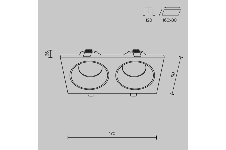 Светильник встраиваемый Downlight Zoom (изображение №11)