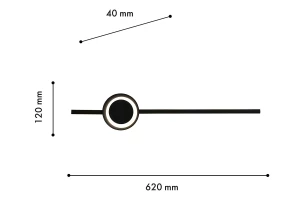 Второе фото. Светильник настенный LED Longus