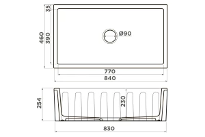 Второе фото. Мойка врезная OMOIKIRI Mikura