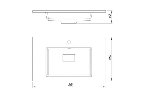 Второе фото. Раковина встраиваемая сверху Lagoon Quartz