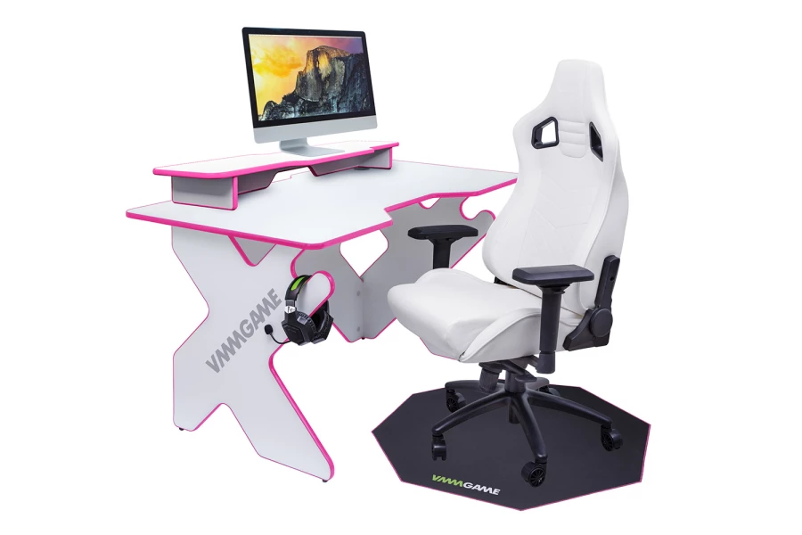 Игровой компьютерный стол VMMGAME Space 140 Light Pink (изображение №2)