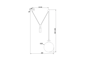 Второе фото. Светильник подвесной FREYA Modern