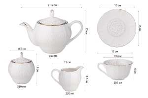 Второе фото. Чайный сервиз Lefard Вивьен