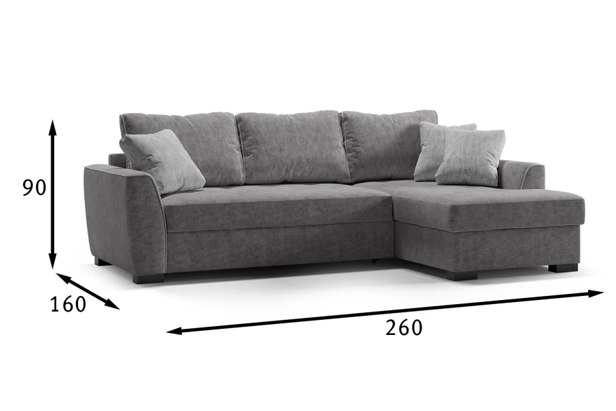 Угловой диван-кровать Като с правым углом (изображение №11)