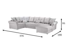 Угловой диван-кровать Мерсер Премиум