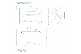 Игровой компьютерный стол VMMGAME Space 140