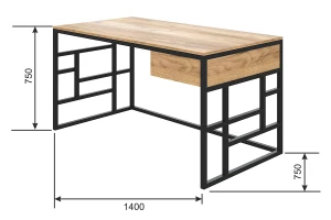 Второе фото. Письменный стол Лофт