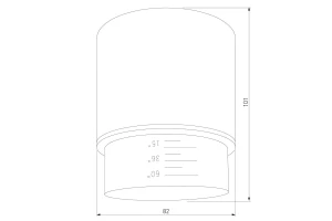 Второе фото. Светильник потолочный Cors