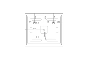Зеркало с подсветкой IDDIS Oxford