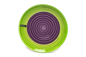 Тарелка мелкая Elrington Аэрограф Летний сад