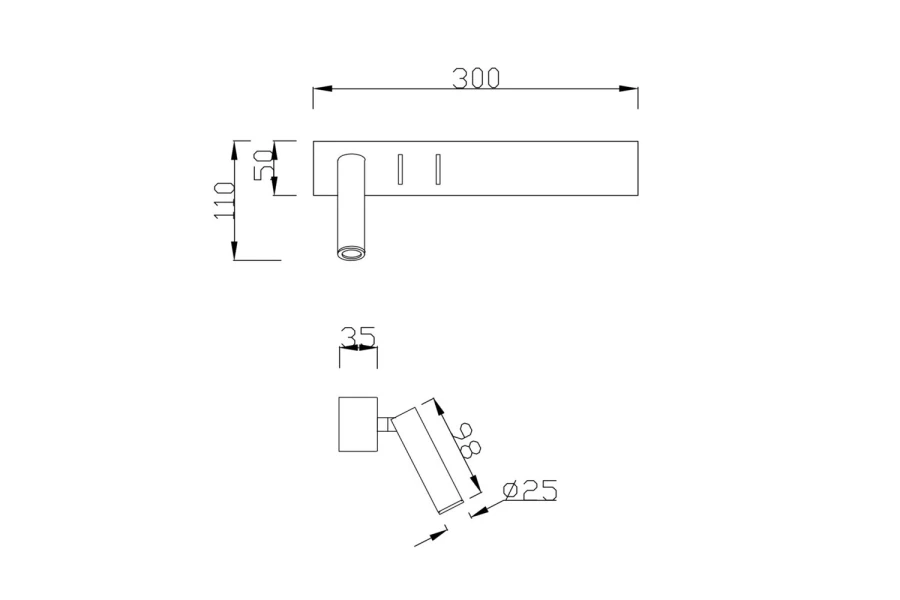Бра LED MAYTONI Ceiling & Wall Comodo 5 кв.м (изображение №4)