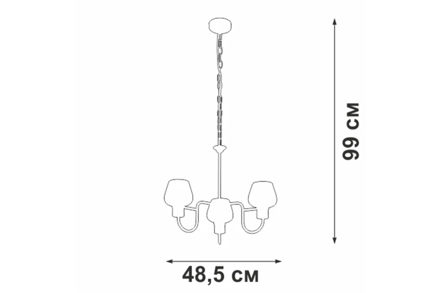 Люстра VITALUCE V4834-7/3 (изображение №5)