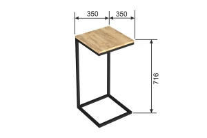 Второе фото. Стол лофт Simple Fir