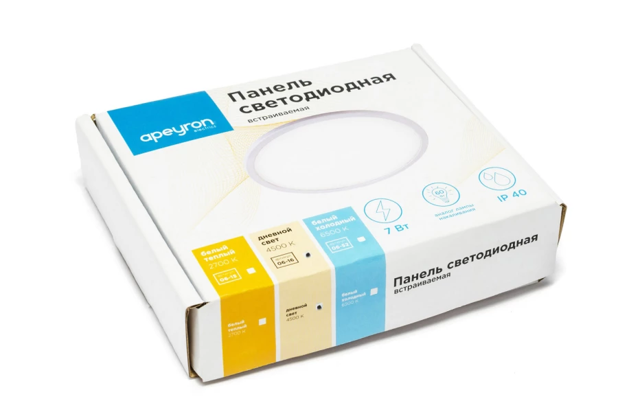 Светодиодная панель встраиваемая LED Apeyron electrics 06-16 (изображение №8)