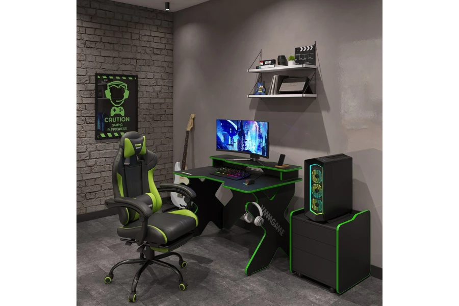 Подставка для монитора и акустической системы VMMGAME Base 120 Dark Green (изображение №2)