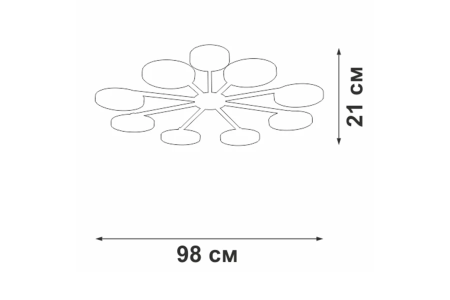 Светильник потолочный LED VITALUCE V4675 (изображение №5)