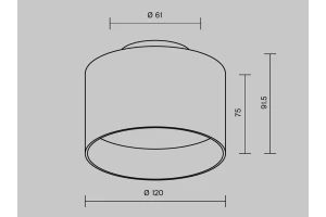 Второе фото. Светильник потолочный LED Ceiling & Wall Planet