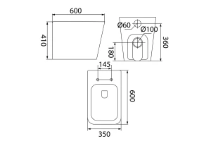 Второе фото. Унитаз напольный приставной IDDIS Bild